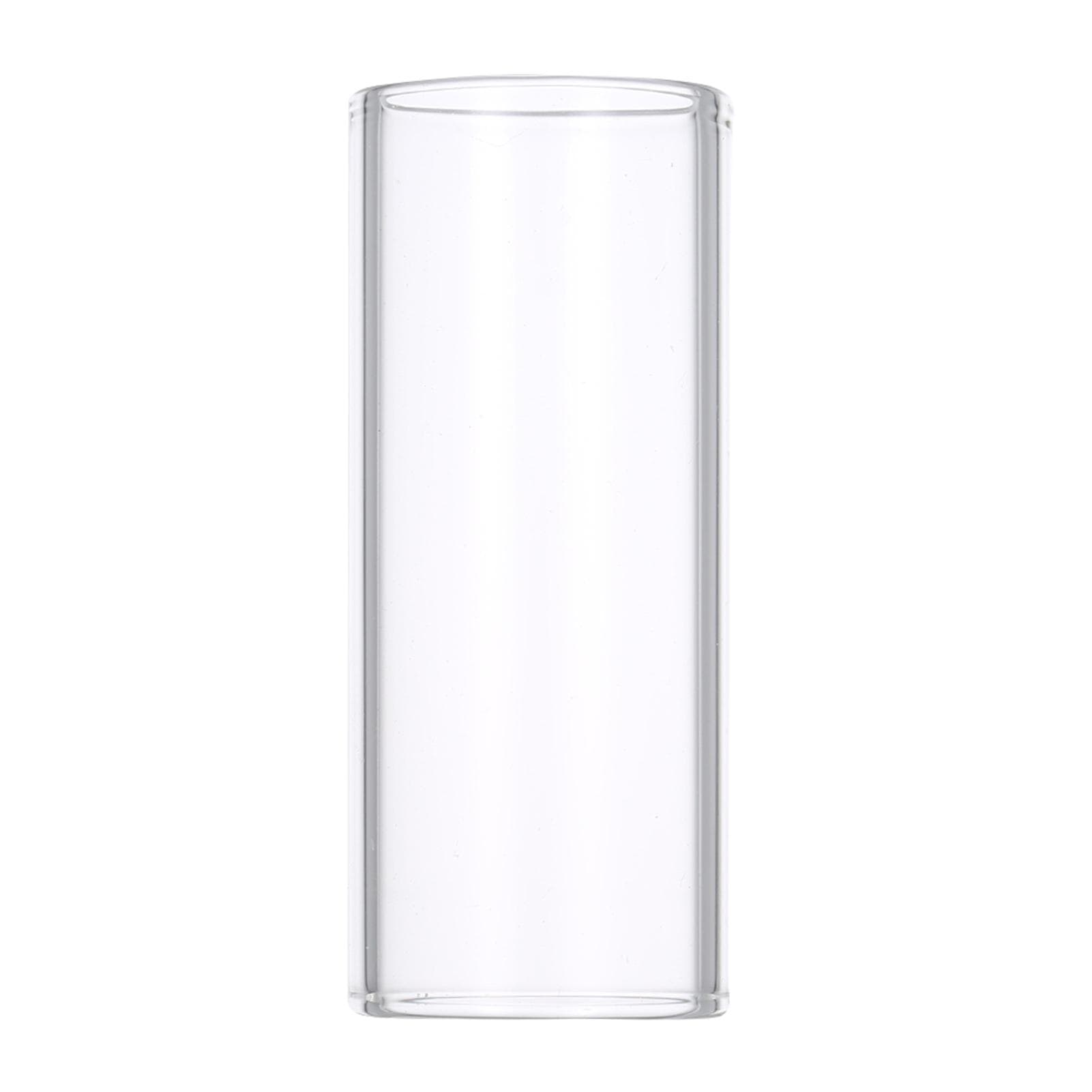1PC 60MM High Guitar Slide Bar Stainless Steel Metal/Glass Finger Slides for Guitar Bass Banjo Ukulele String Instrument Accessories transparent