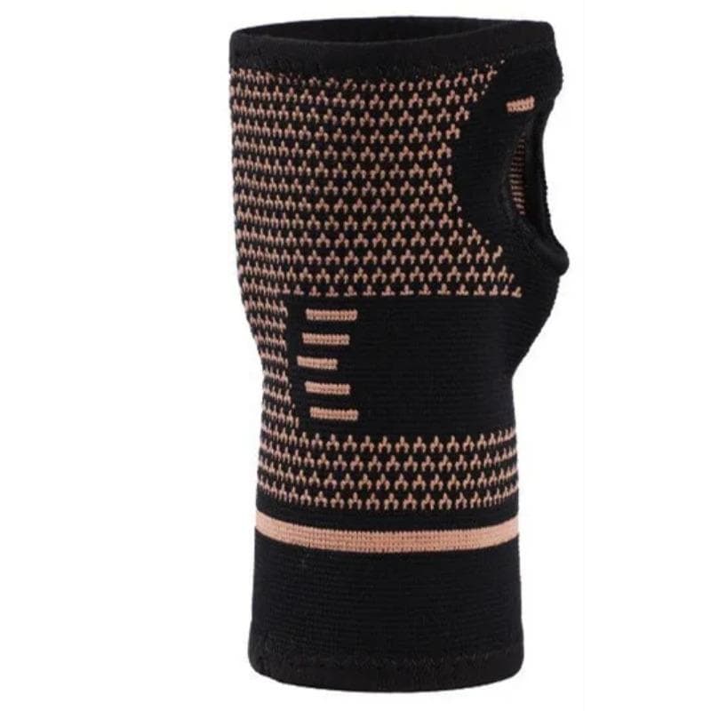Copper Gym Wrist Guards Professional Sports Wristbands Compression Gloves Wrist Sleeves Palm Wrist Guards S