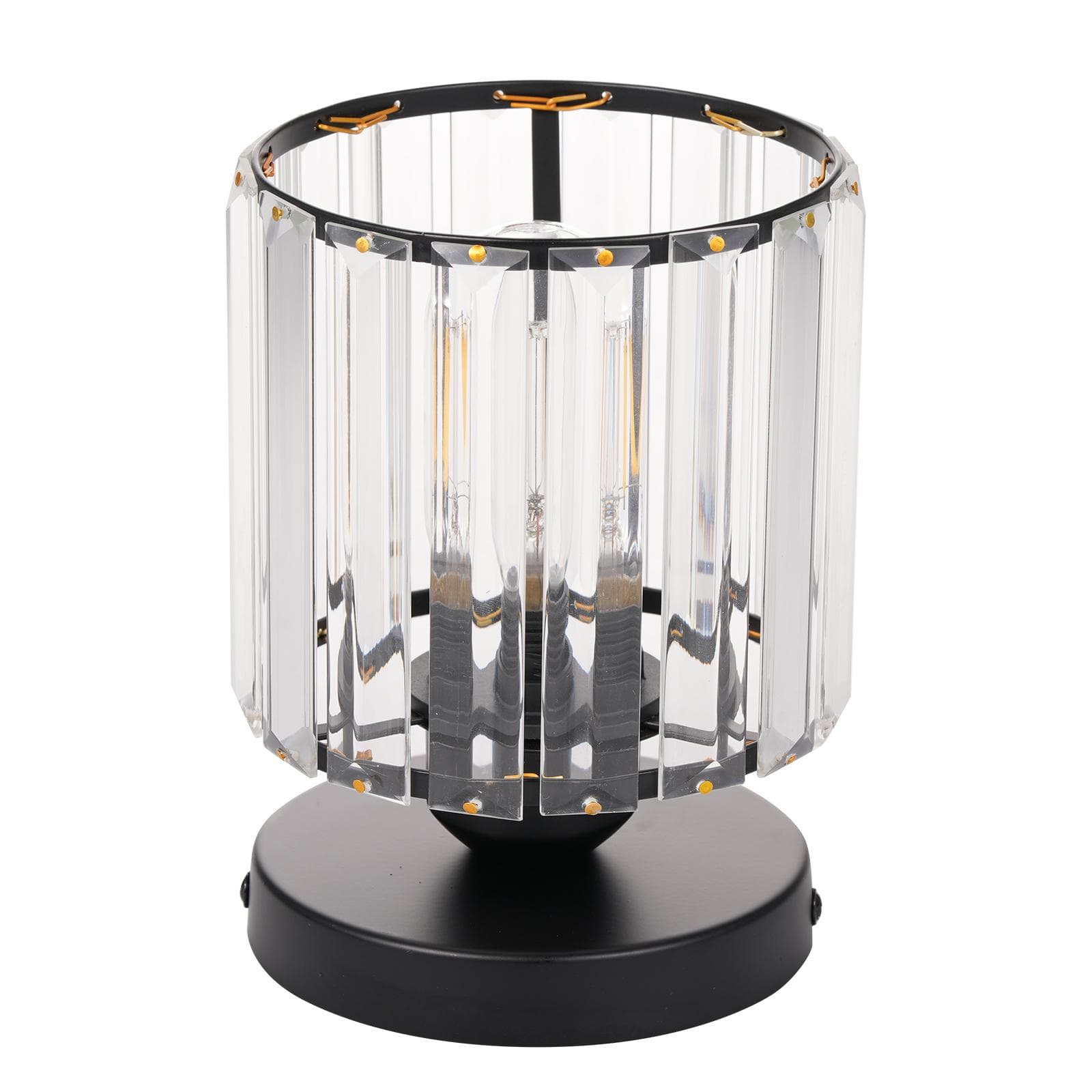 Balcony light aisle entrance hallway entry checkroom post-modern minimalist crystal ceiling light E27 black