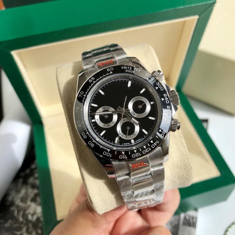 Rolex Daytona Series Men's Two-Tone Panda Automatic Mechanical Watch