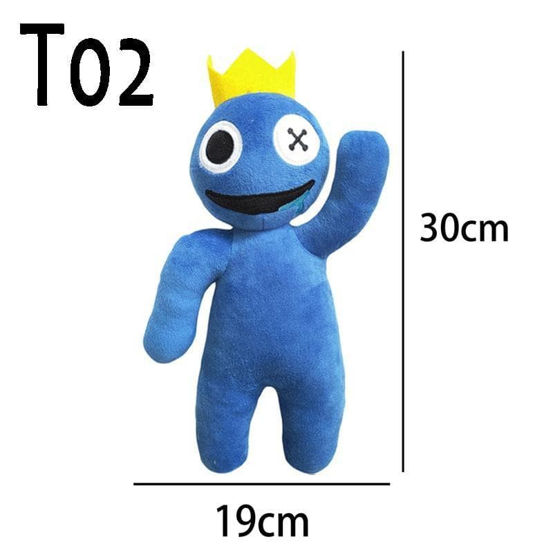 Rainbow Friends roblox Plush Toy Cartoon Game Character Doll Kawaii Blue Monster Soft Stuffed Animal Toys for Children Christmas Gifts