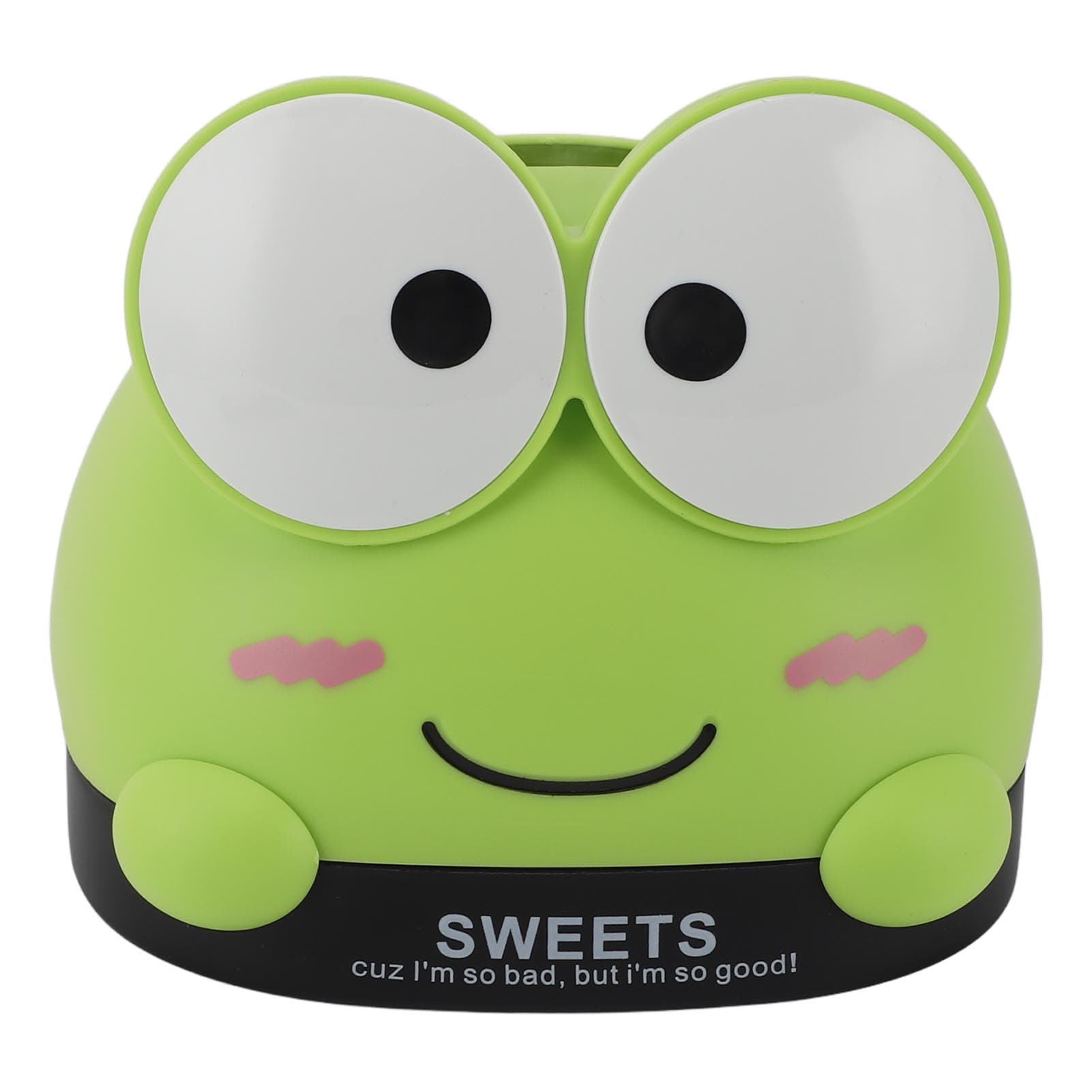 Cute Frog Tissue Box Cover PP Cartoon Animal Desktop Napkin Dispenser Tissue Holder Box for green