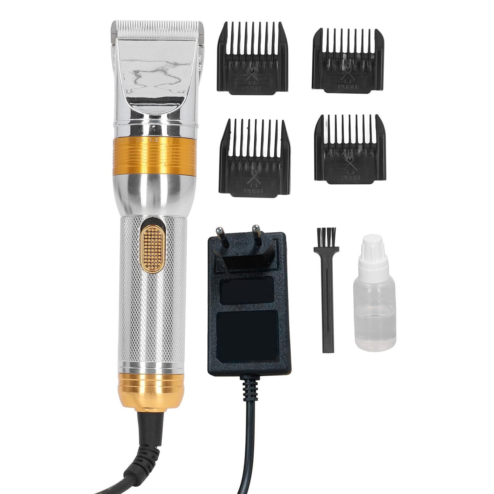 Silver Sheep Shearer Electric Shearing Clipper Animal Grooming Shearing Machine for Sheep Goats EU Plug 100‑240V