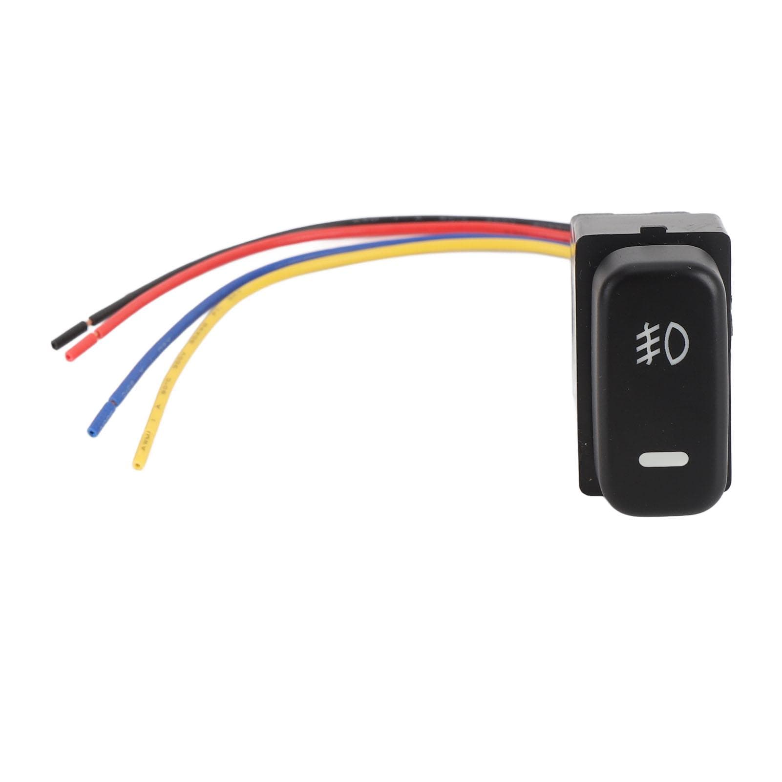 4 Pole 12V Push Button Switch with LED Background Indicator Lights for Fog Lamp DRL LED Light Bar