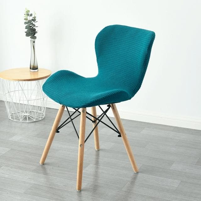 1 /2 /4 /6pcs Curved Butterfly Chair Cover Spandex Dining Stool Chair Slipcover Funda Silla Asiento Stretch Washable Seat Covers 1 Piece