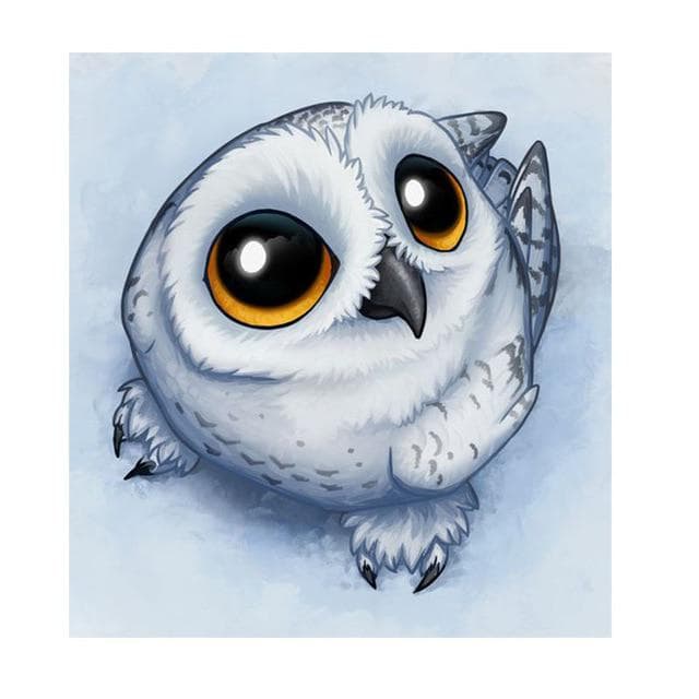 Animal Owl Diamond Embroidery 5D DIY Diamond Painting Cross Stitch Picture Full Round Diamond 30x30
