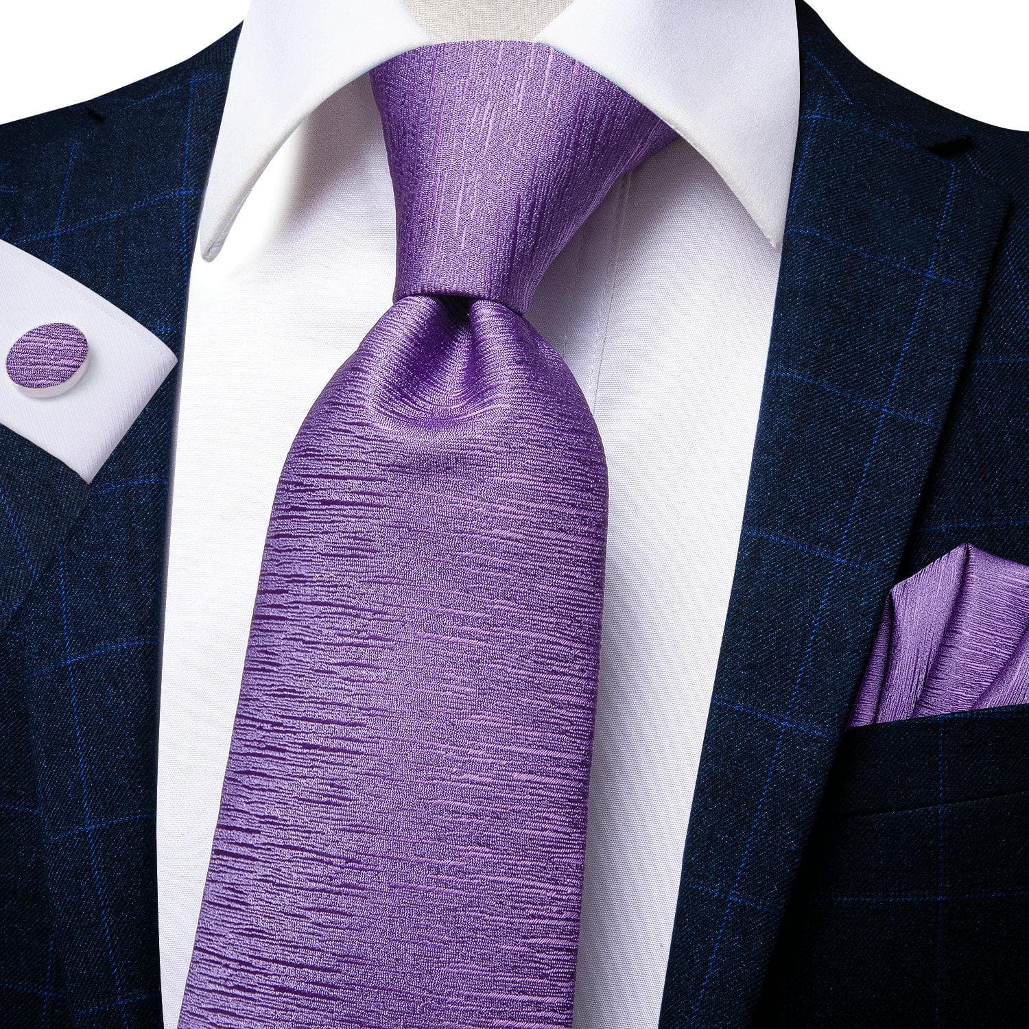 Hi-Tie New Fashion Mens Tie Business Necktie Hanky Cufflinks Tie Set N-3248