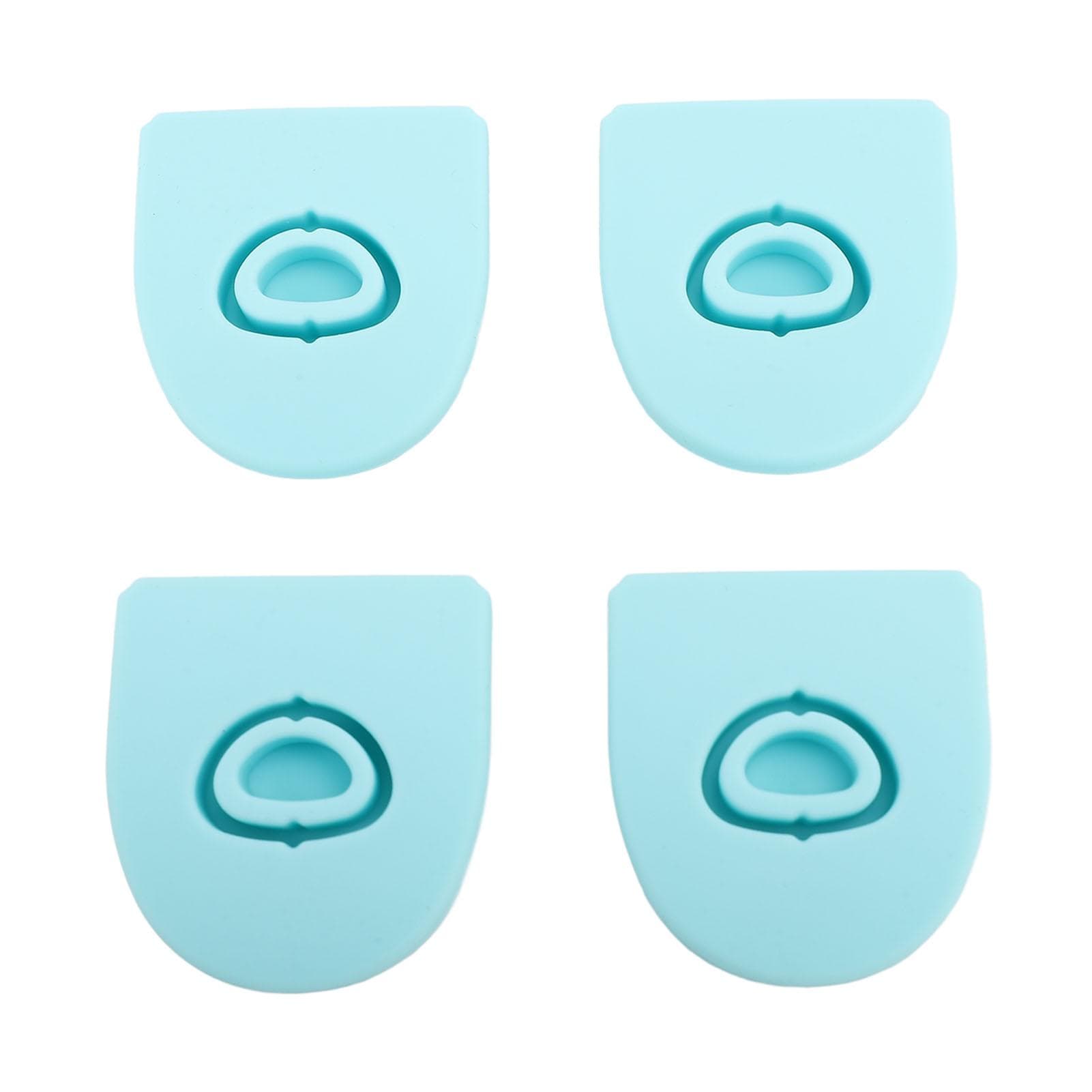 4pcs Replacement Stopper Compatible for Owala FreeSip Silicone Anti Spill Lid Stopper Water Bottle Blue