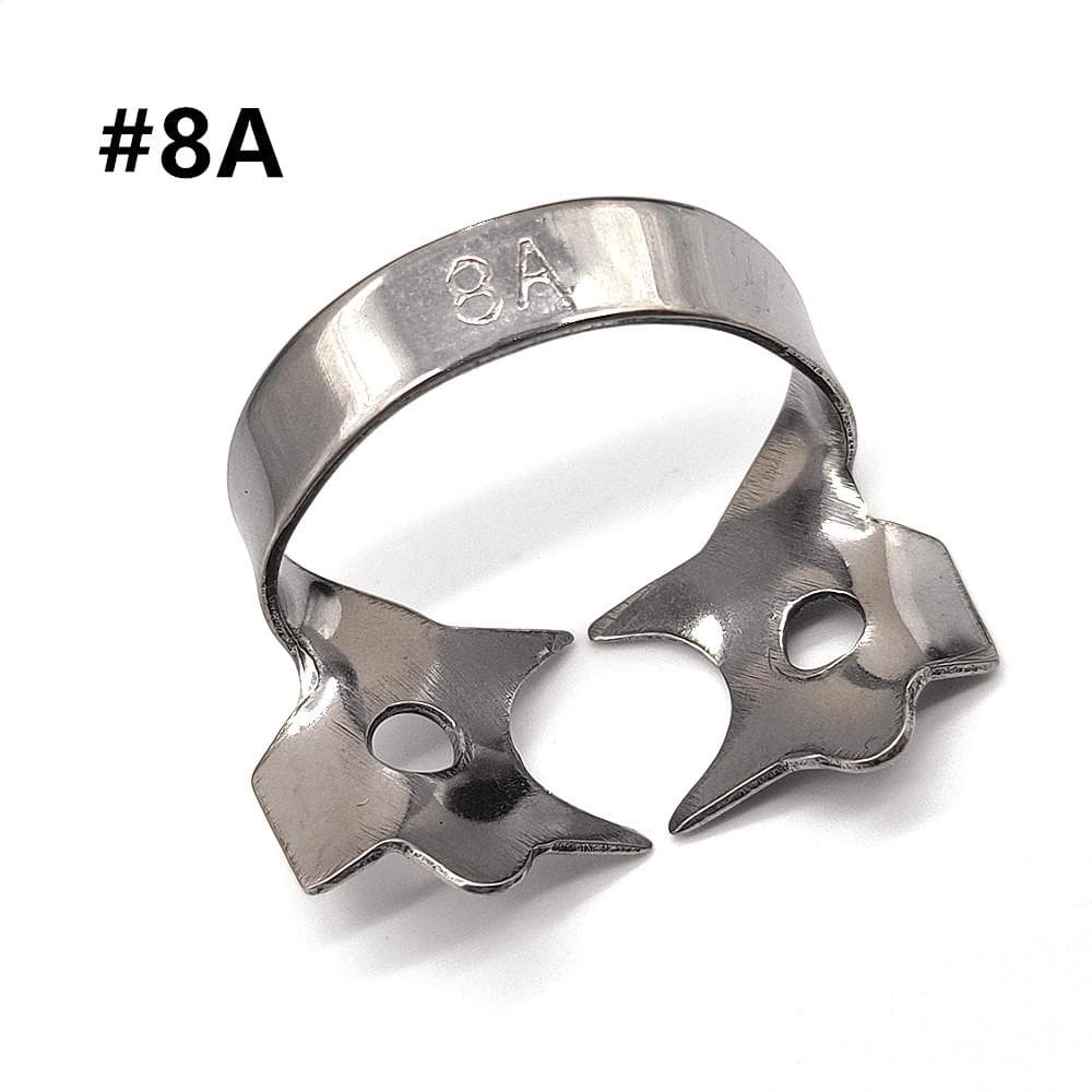 1 piece Most Popular Dental Restoration Rubber Dam Clamps Rubber Barrier Clip Stainless Steel Material 1 piece Code 8A