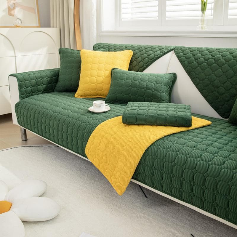 Thicke Sofa Cover Non-slip Couch Cover Cushion Slipcover for Living Room Universal for All Seasons Corduroy Home Protector Cover 70x90cm 1pcs