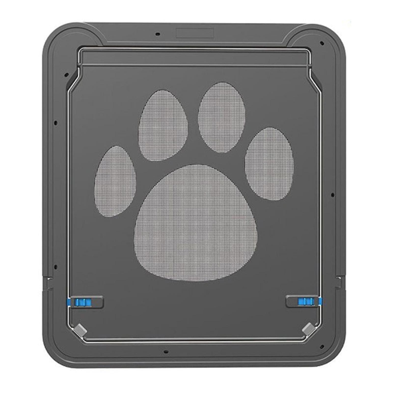 Pet Dog Screen Door Automatic Magnetic Lockable Multifunctional Inside Door Flap for Dogs and Cats 41cm×37cm/16.1x14.6in