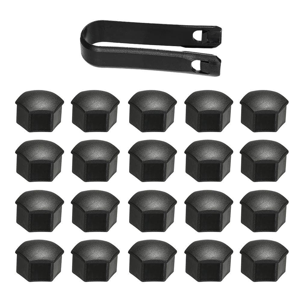 Wheel Nut Cap For Tesla Model 3 Wheel Nut Covers Lug Wheel Cap Lug Nut Cover Puller Kit 21pcs black