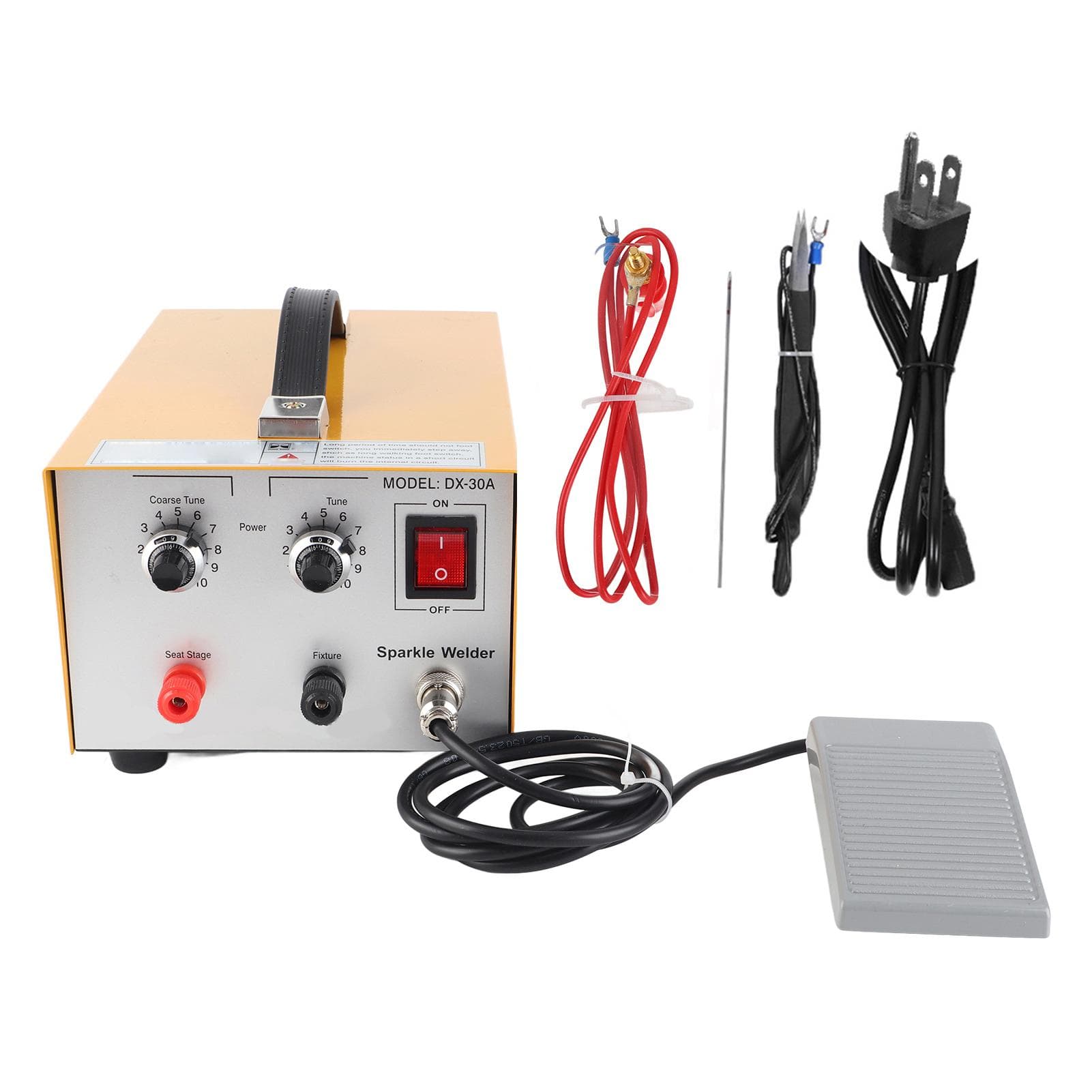 30A Jewelry Spot Welding Machine Gold Silver Spot Welder Professional Jewelry ToolUK Plug 220V