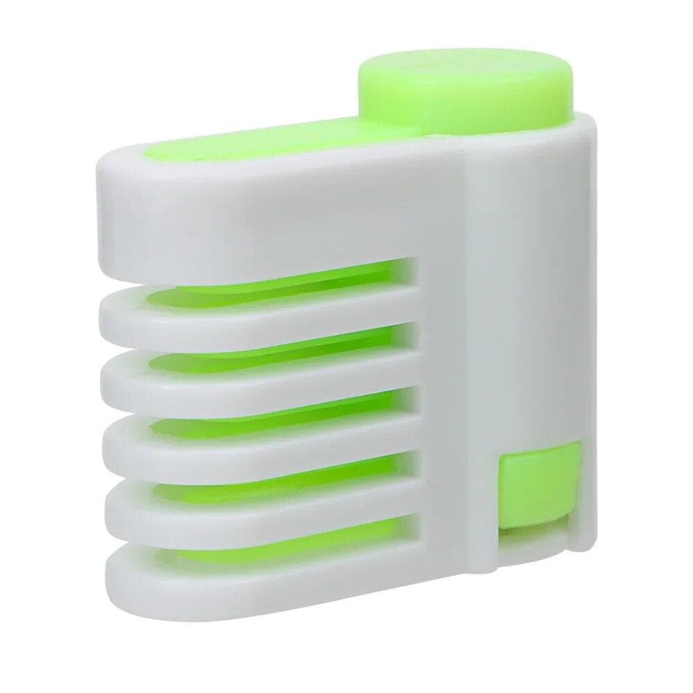 Kitchen Accessories DIY Cake Bread Cutter Leveler Cake Tools Cutting Fixator Tools Gadgets Slicer Device 2Pcs/set 5 Layers green