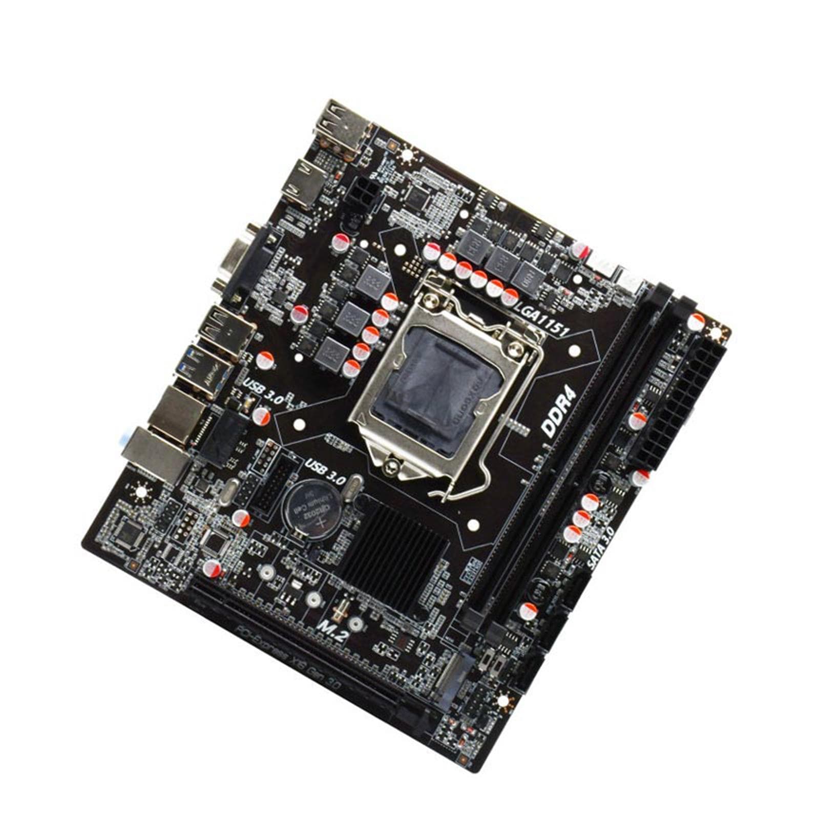 DDR4 H310B4 Computer Motherboard LGA1151 CPU Support 64G Dual Channel Dual M.2 Interface Realtek black