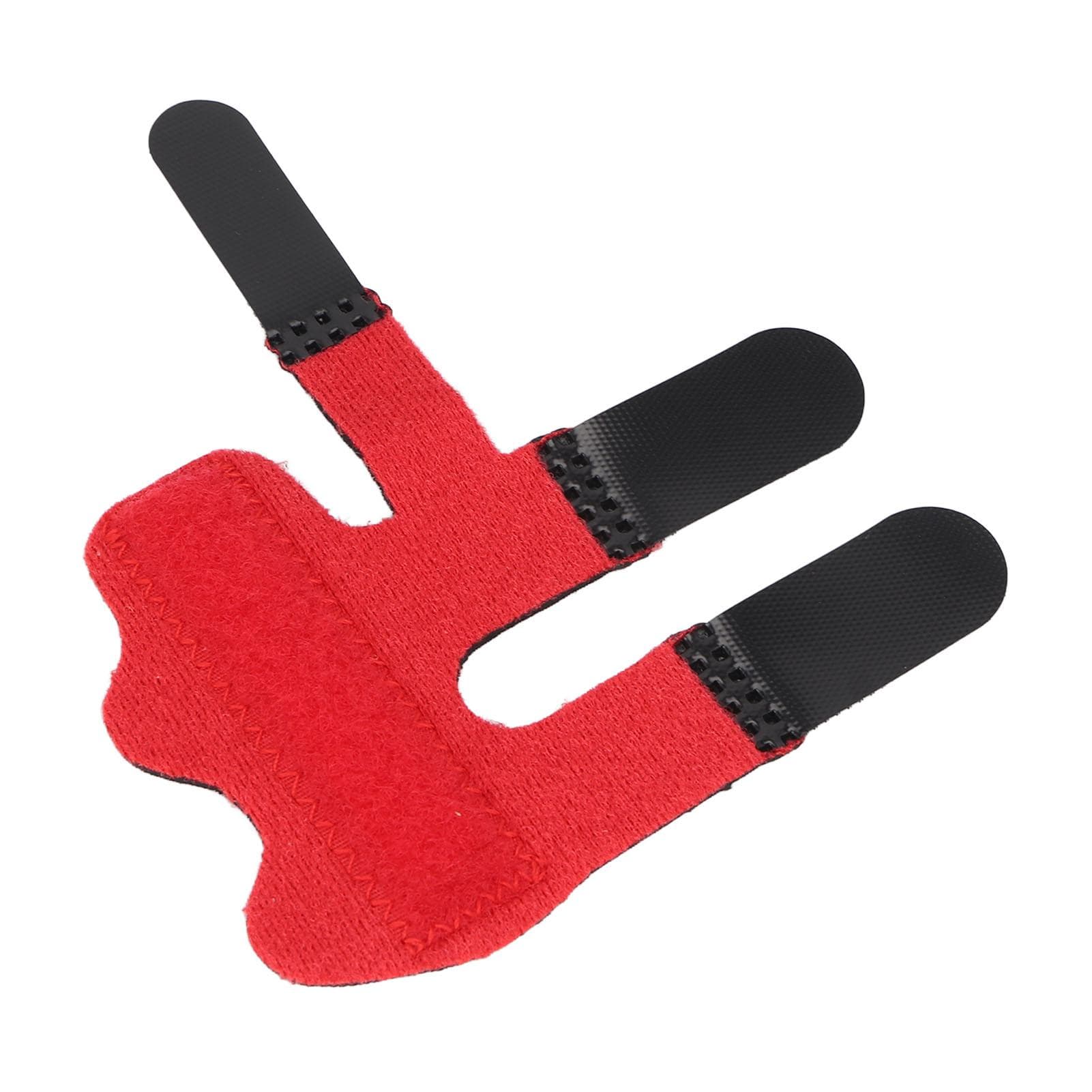 Finger Splint Finger Straightening Brace for Injured Finger Support for Trigger Broken Fingers Red red