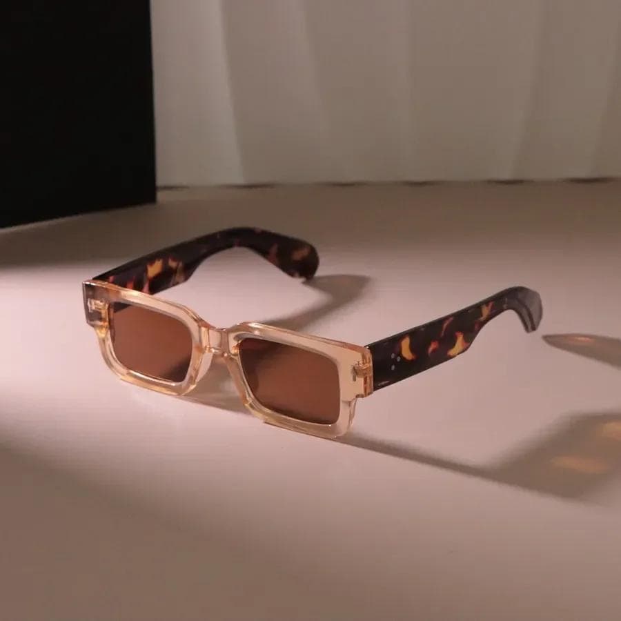 Square Sunglasses Women Men Classic Vintage Fashion Personality Glasses Stylish Casual Minimalist Oculos other