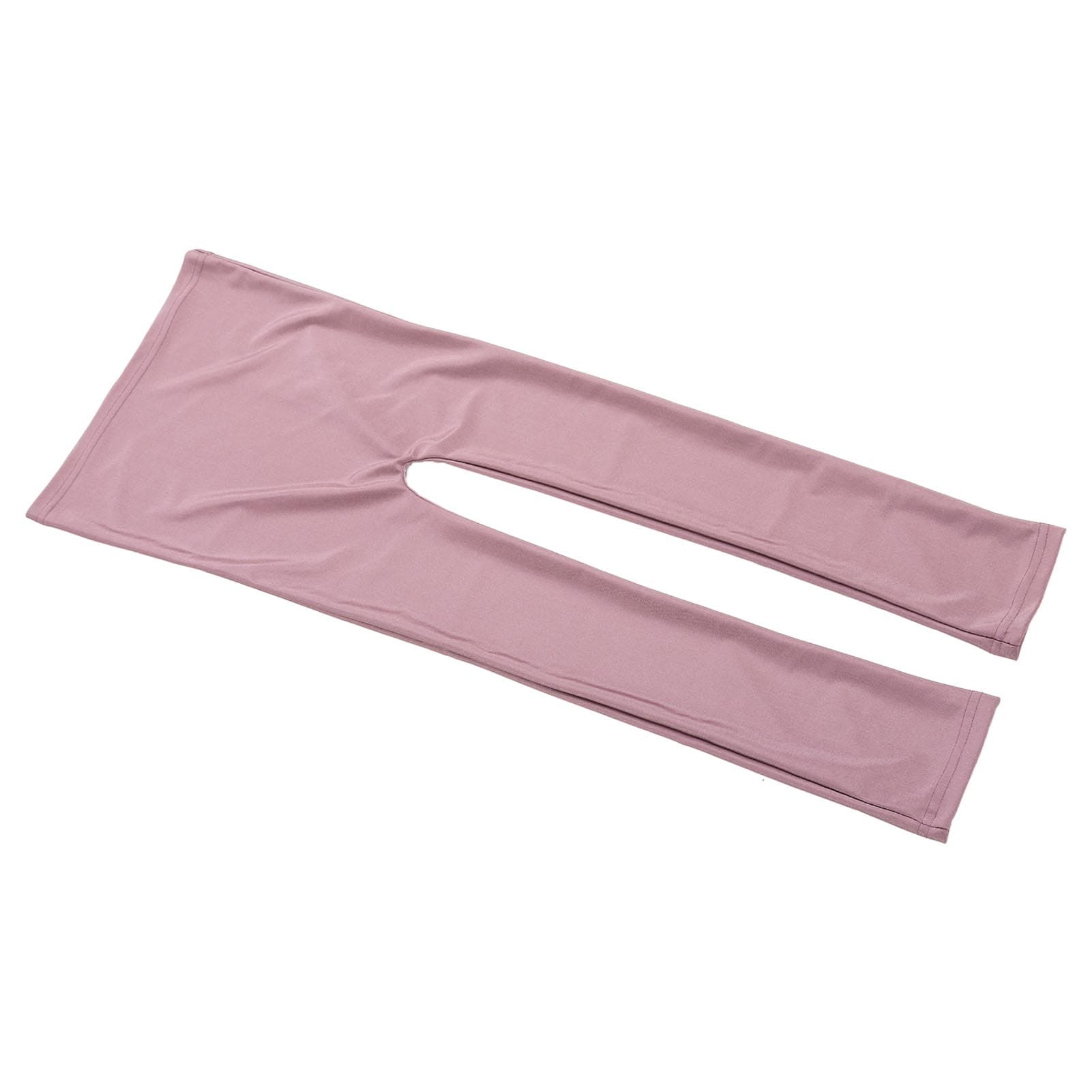 Heatless Curling Rod Headband Leggings Shape Elastic Reduce Split Ends Hair Styling Tool for Sleep pink
