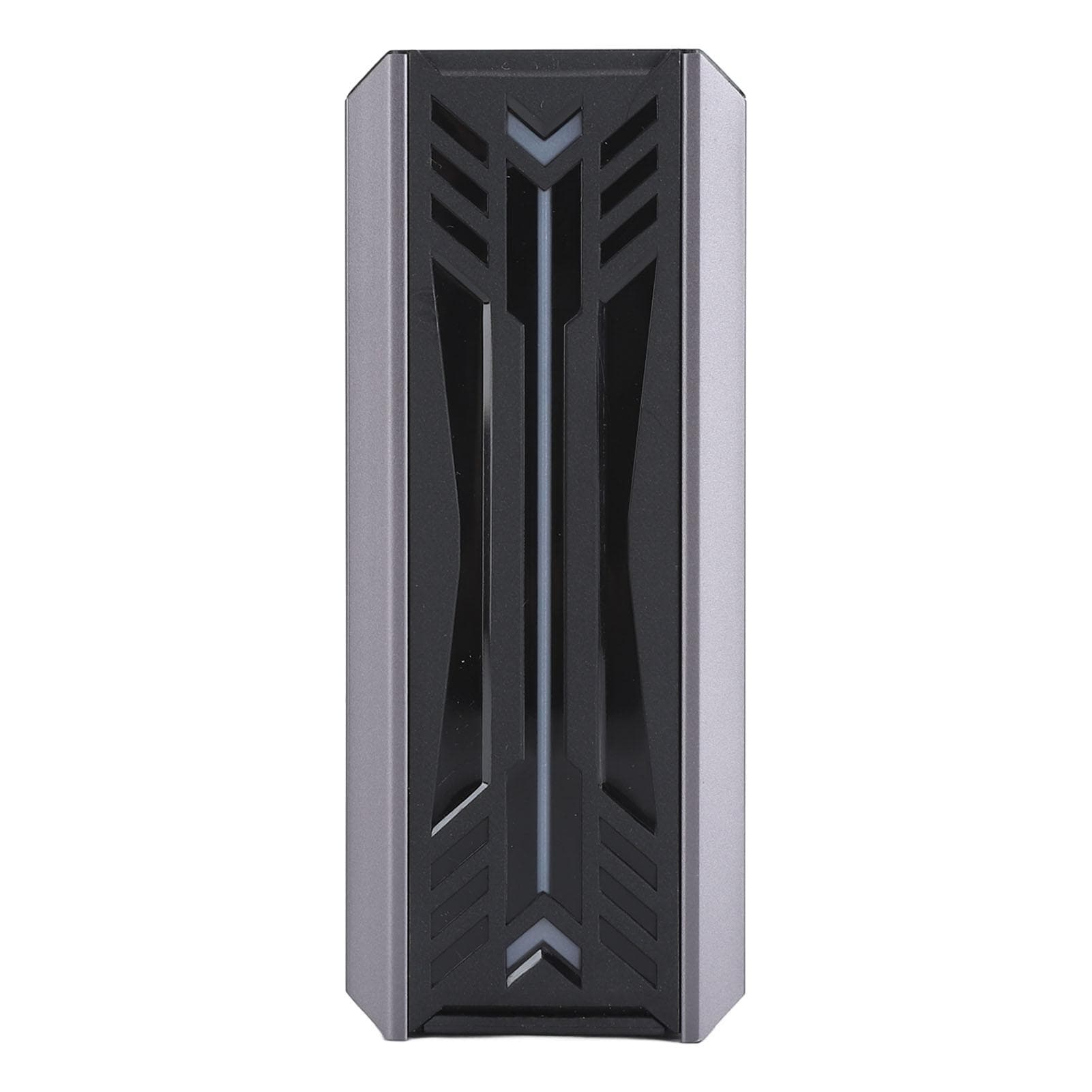 M.2 Nvme PCIE NGFF SSD Enclosure USB3.1 Gen2 10Gbps RGB Type C Portable SSD Enclosure Case with