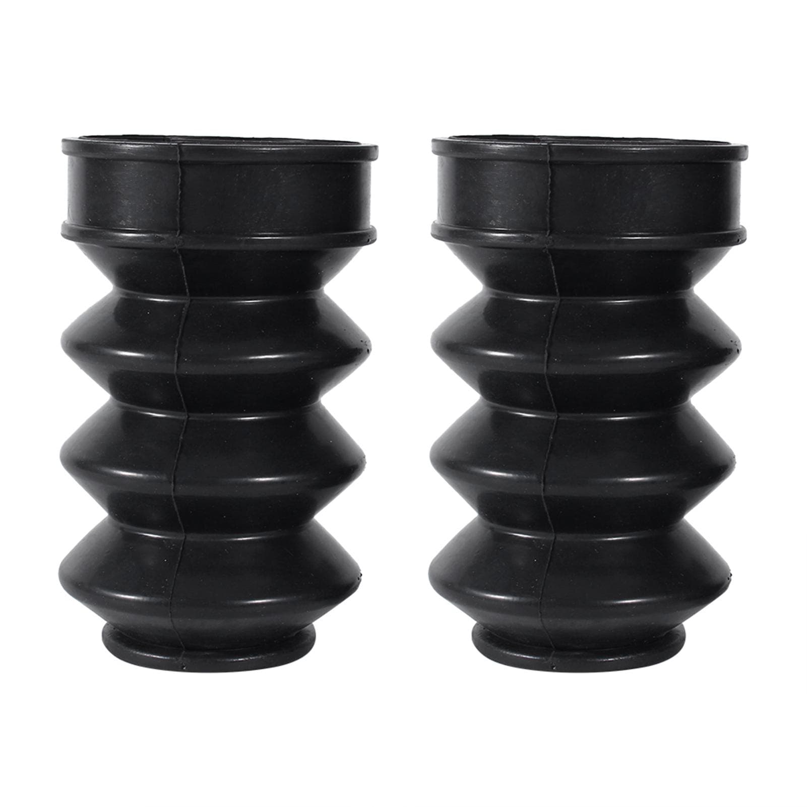 39mm Rubber Fork Cover Gaiters Gators Boots For Sportster Dyna FX XL 883