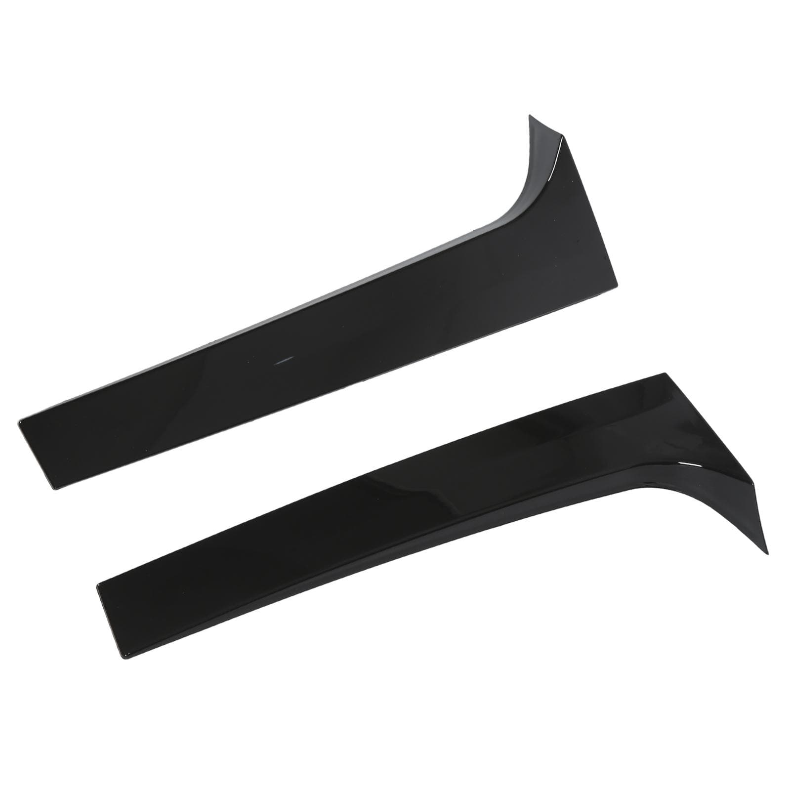 Pair Car Rear Window Side Wing Glossy Black Replacement for Mercedes Benz GLK Class X204 2009?2015