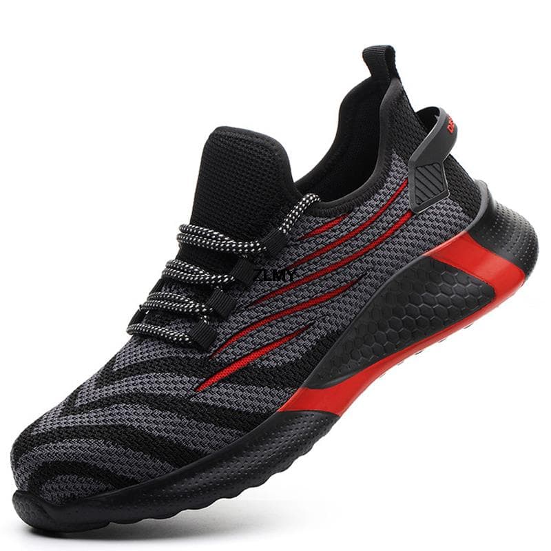Breathable Safety Shoes Men Women Steel Toe Work Shoes Puncture Proof Work Safety Boots Light Anti-smash Sneaker New Man Fashion 42