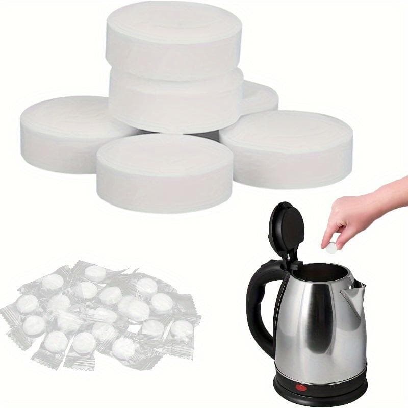 1/5/10/20PCS Descaler Tablets for Coffee Machines, Water Dispensers, Kettles, Fresh and Effective Cleaning Solution 20PCS white