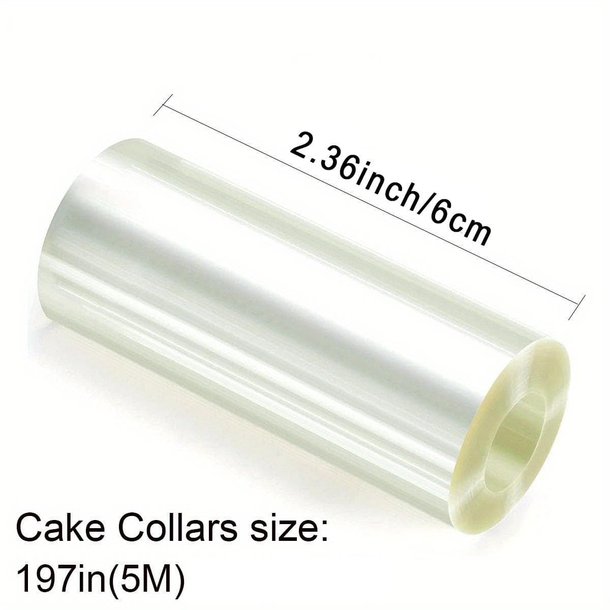 Clear Acetate Cake Collar Roll, Plastic Mousse Cake Bars for Chocolate Baking, Cake Decorating Supplies