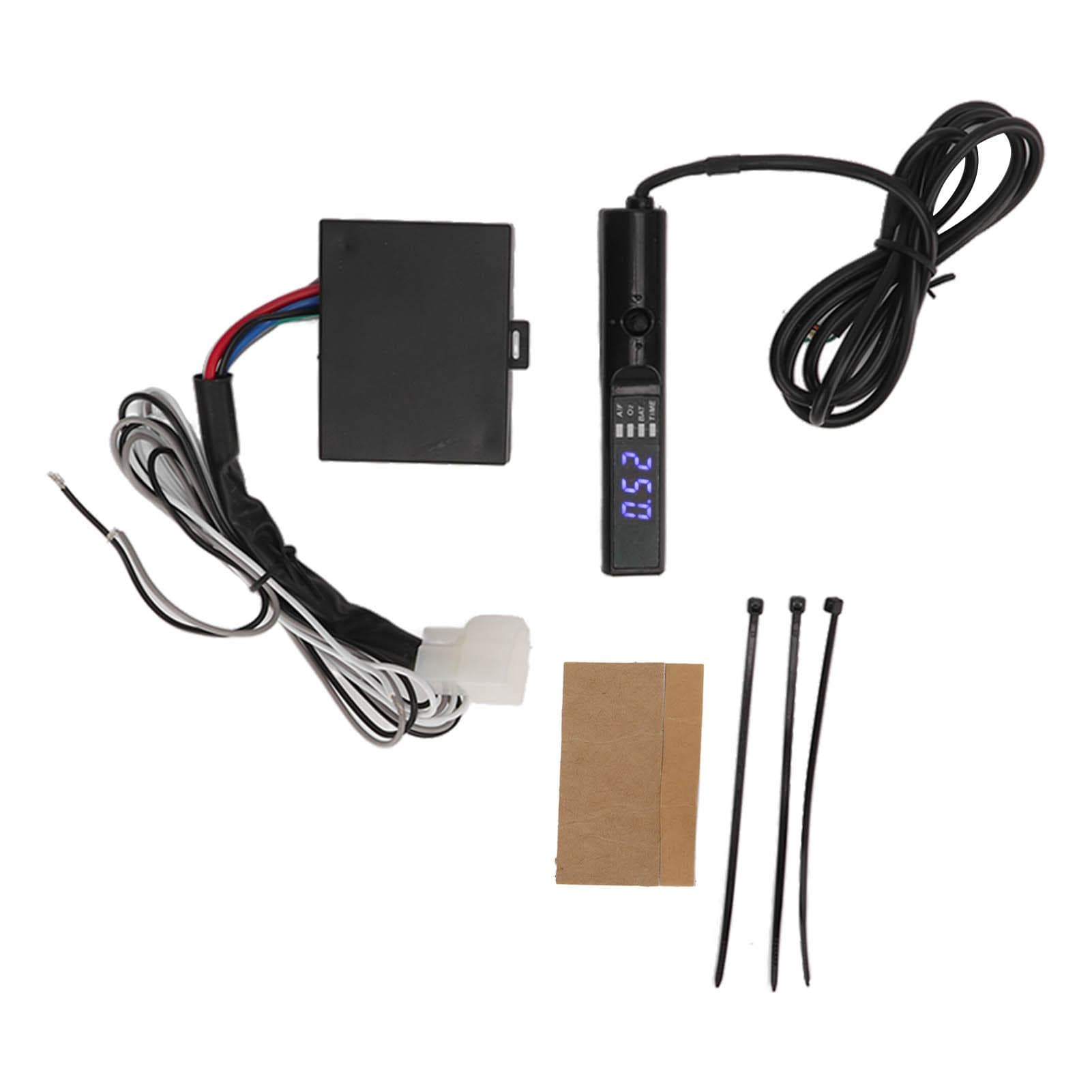 Auto Turbo Timer 12V Flameout Delay Engine Start Timer with LED Digital Display for Car Blue Light blue