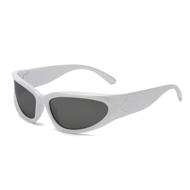Fashion Punk Y2k Luxury Brand Sunglasses Women Wrap Around Sun Glasses UV400 Protective Eyewear 2000S Shades Female