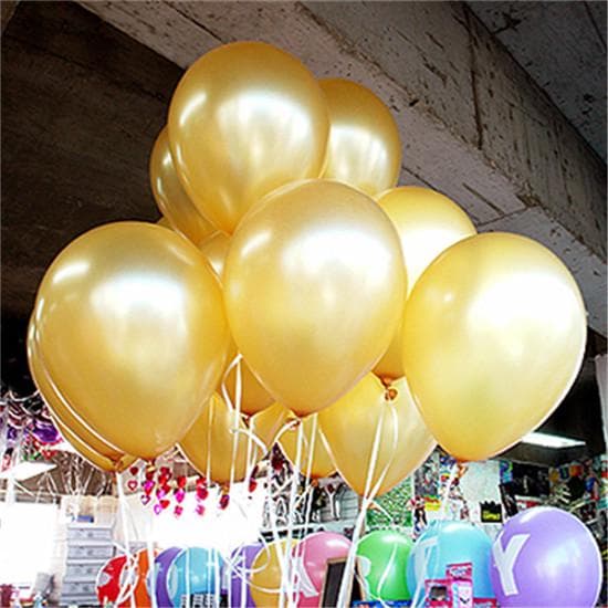 10pcs Red Heart Latex Balloons Happy Birthday Ballon Birthday Party Decorations Kids Wedding Balloon 1.5g gold