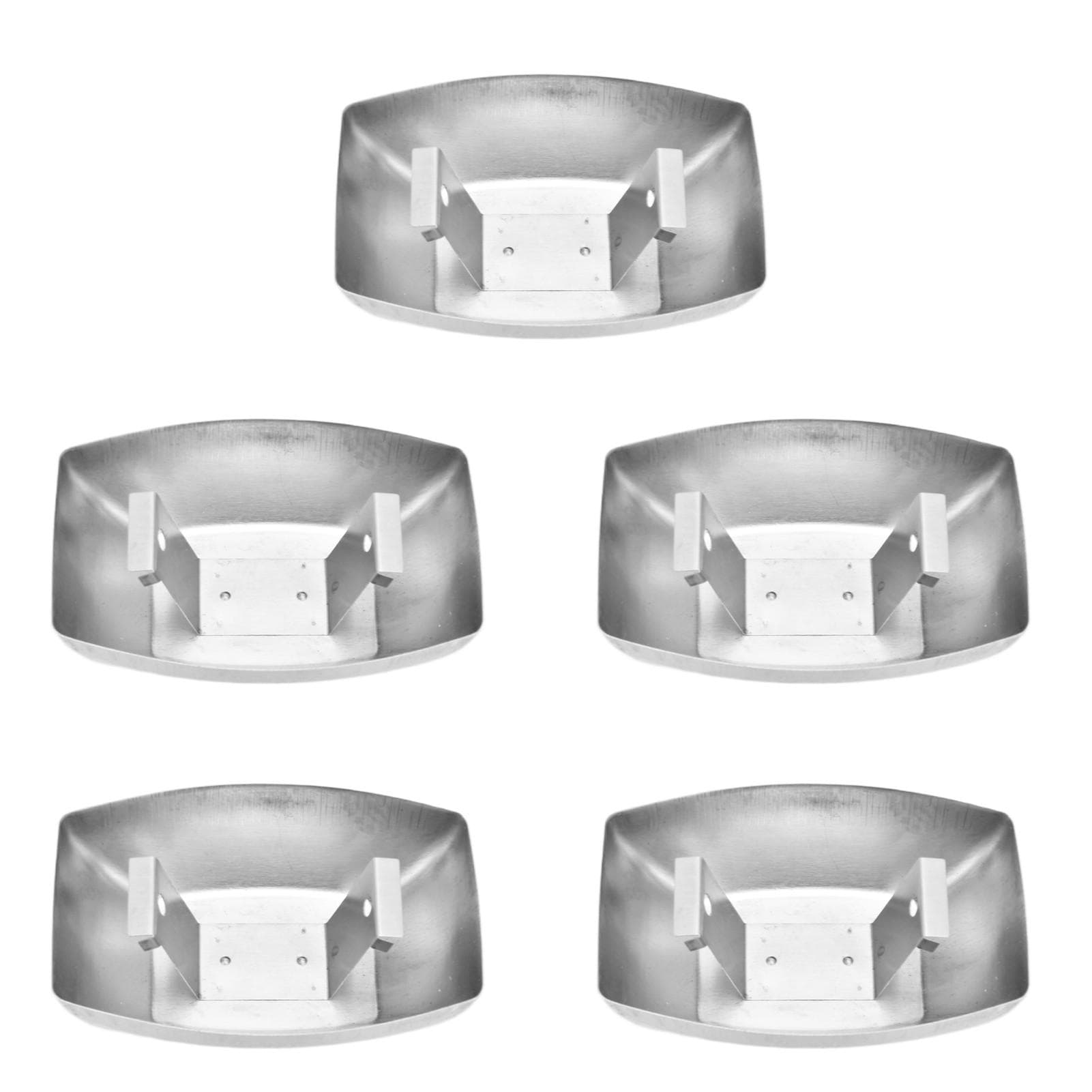 5pcs Range Hood Oil Box Adjustable Stainless Steel Kitchen Range Hood Oil Collecting Cup