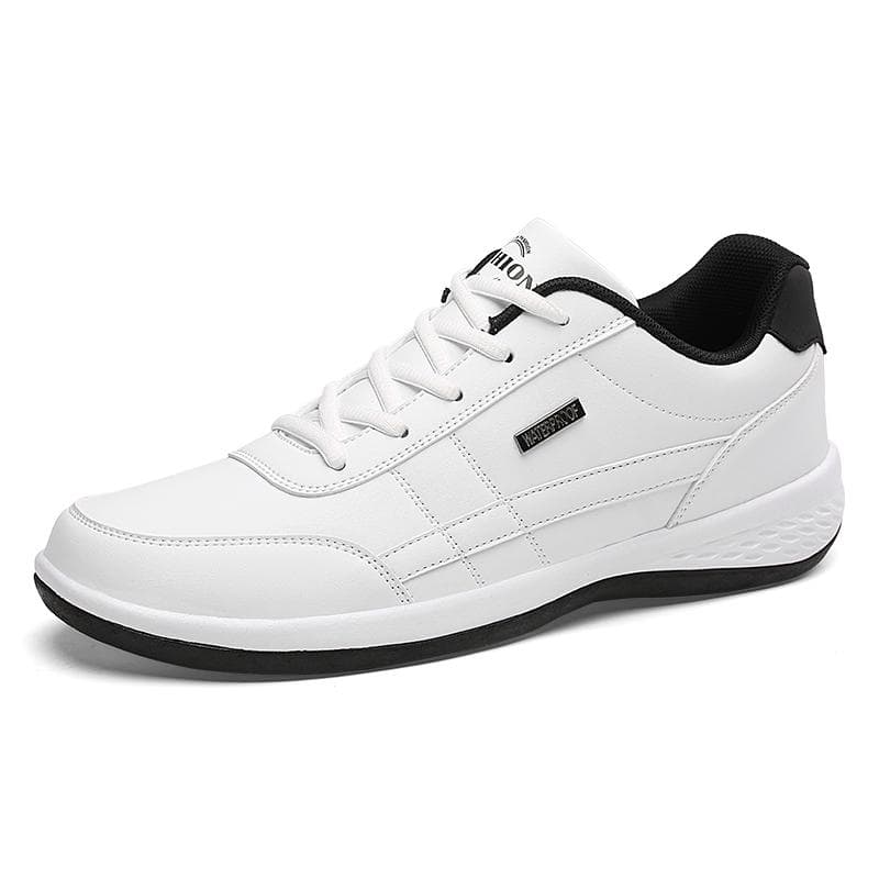 Plus Size Men's Lace-up Light and Comfortable Outdoor Walking Shoes Plus Size Sports Shoes Casual Student Board Shoes Running Shoes 48 Yards 40 white