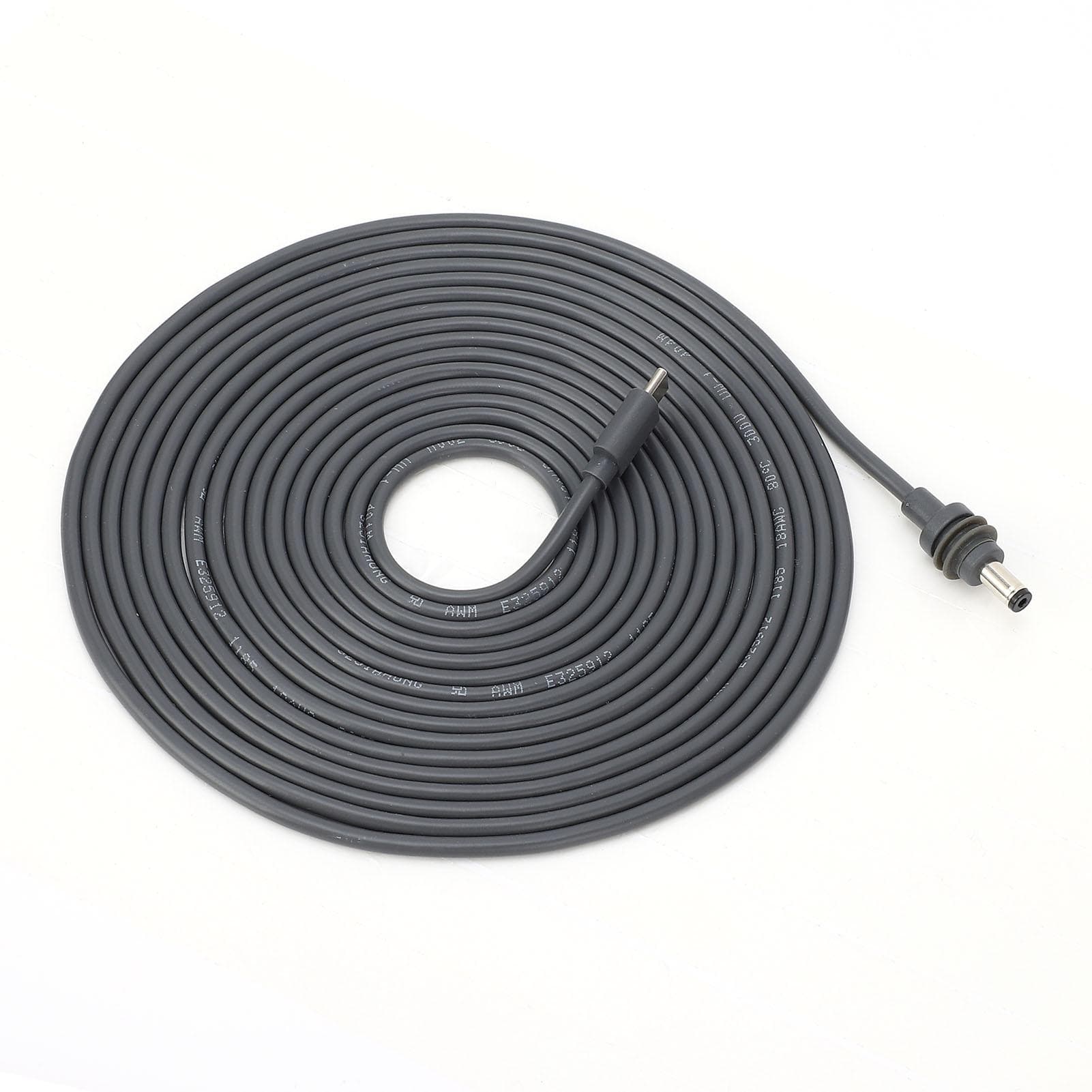 Rectangular Satellite DC Power Cable Replacement for Mini USB C to DC 100W Water Proof for 65W PD 15m/49.2FT