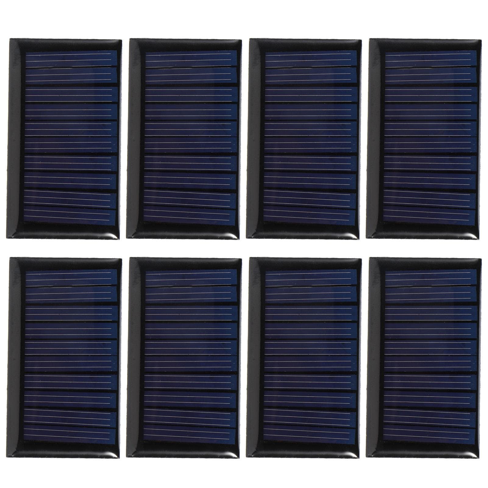 8PCS 30MA 5V Mini Solar Cells Panels DIY Solar Epoxy Plate Electric Toy Materials Photovoltaic