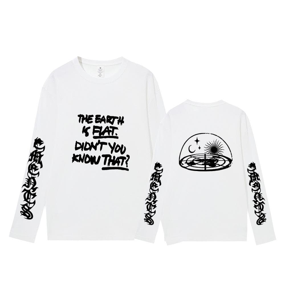 100% Cotton SUGA Long Sleeve Tee Printing Same Long-sleeved T Shirt Unisex Pullover Top M