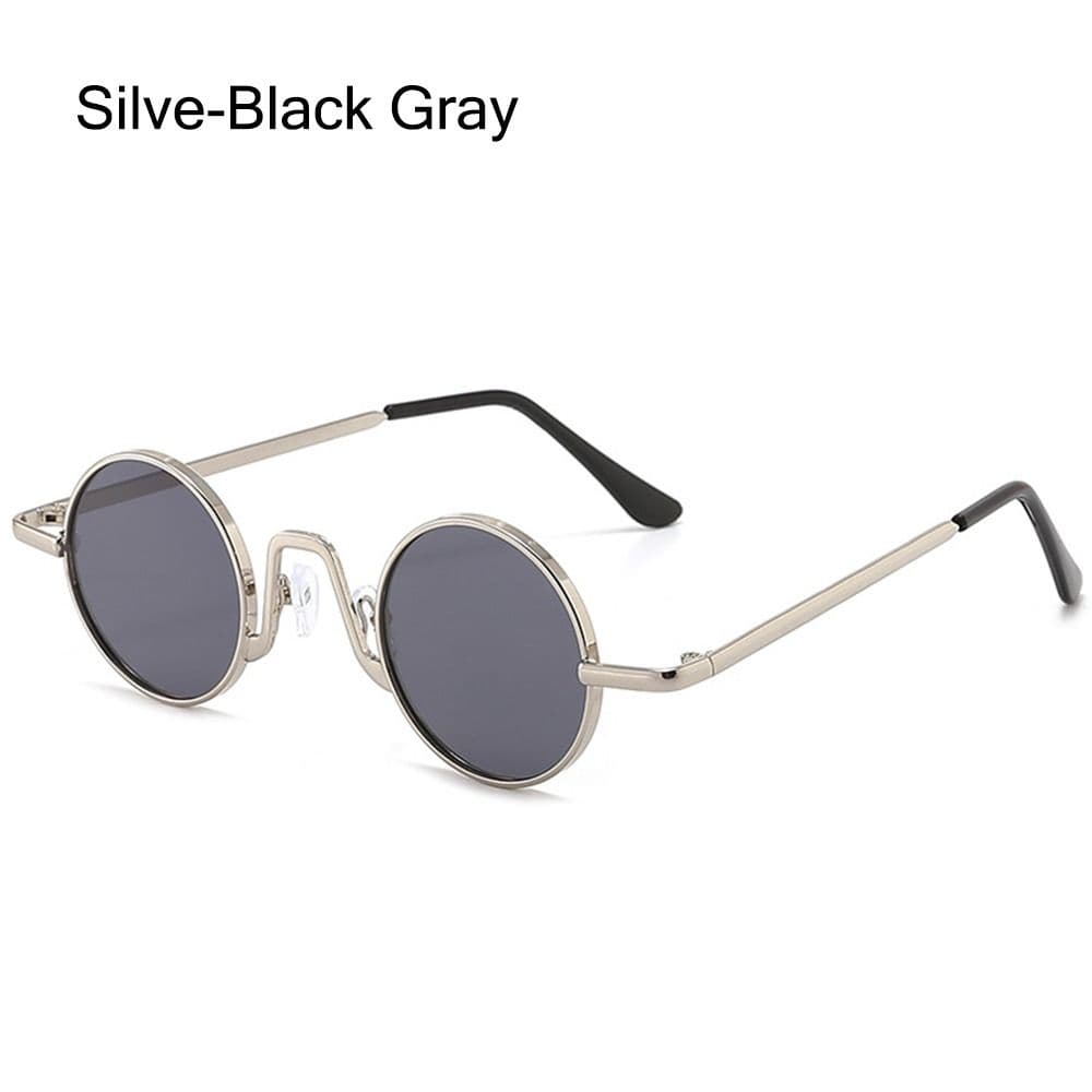 Fashion UV400 Small Round Sunglasses Punk Colorful Hippie Eyewear for Women Men