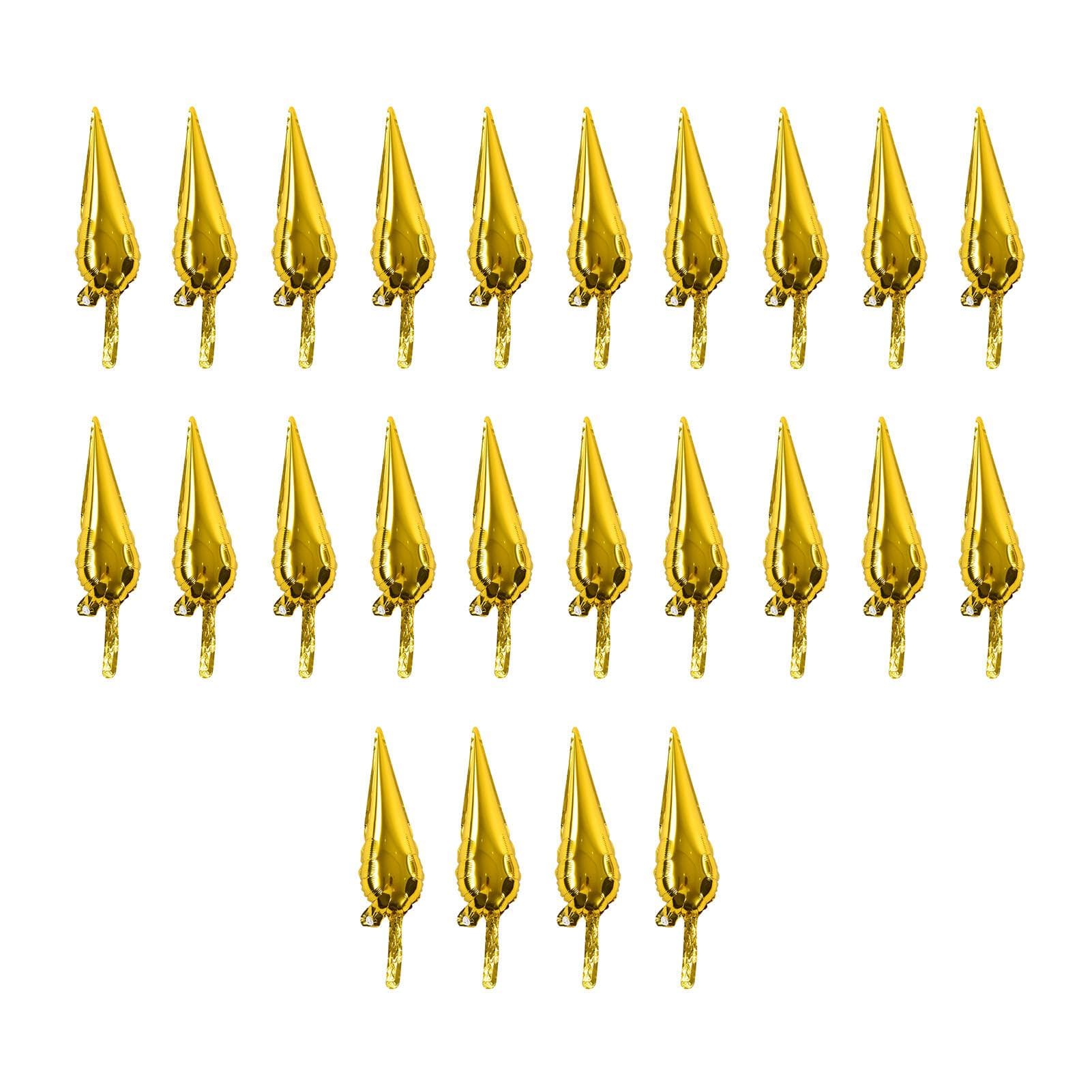 24Pcs Aluminum Foil Balloons Set Explosion Star Balloons for Wedding Celebration Holiday Party