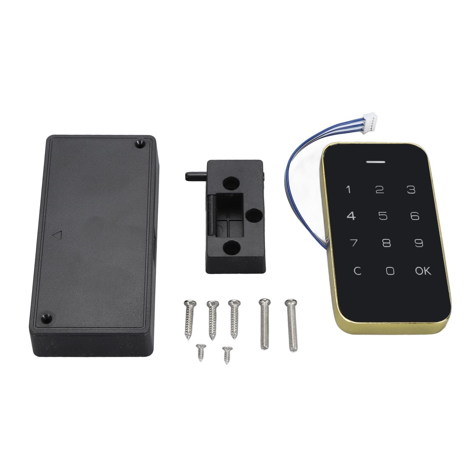 Digital Electronic Coded Lock Secure Touch Screen Password Lock for Cabinet Mailbox File Sauna