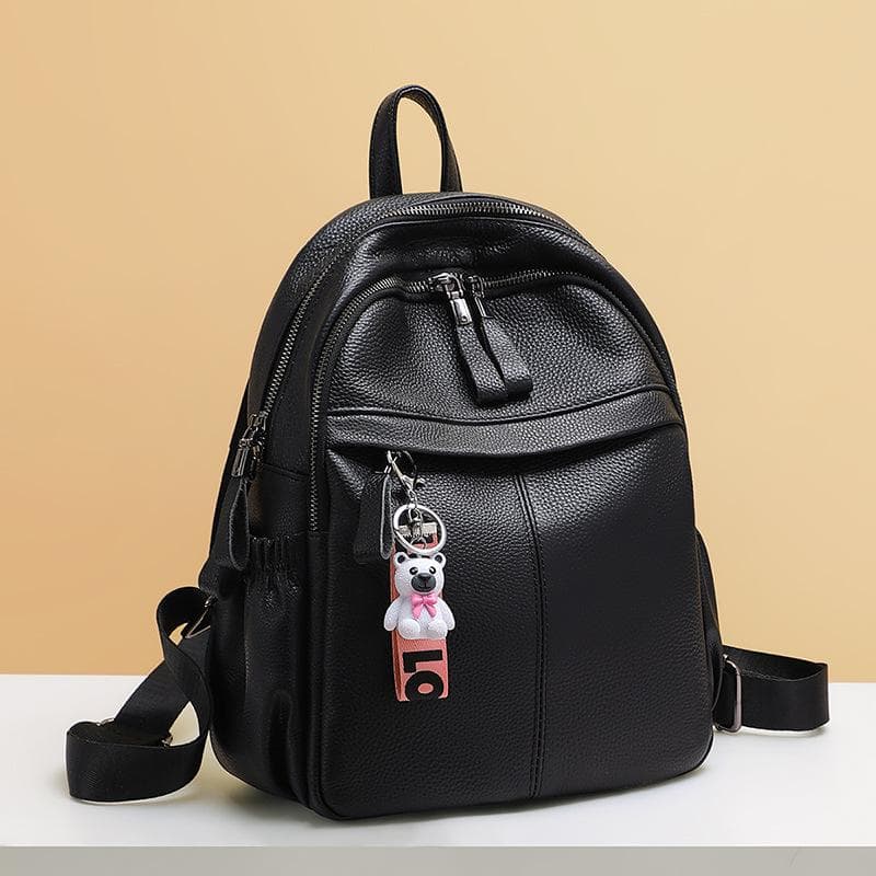 Backpack Bag Female Leather Fashion Schoolbag Female Autumn Everything Backpack Female