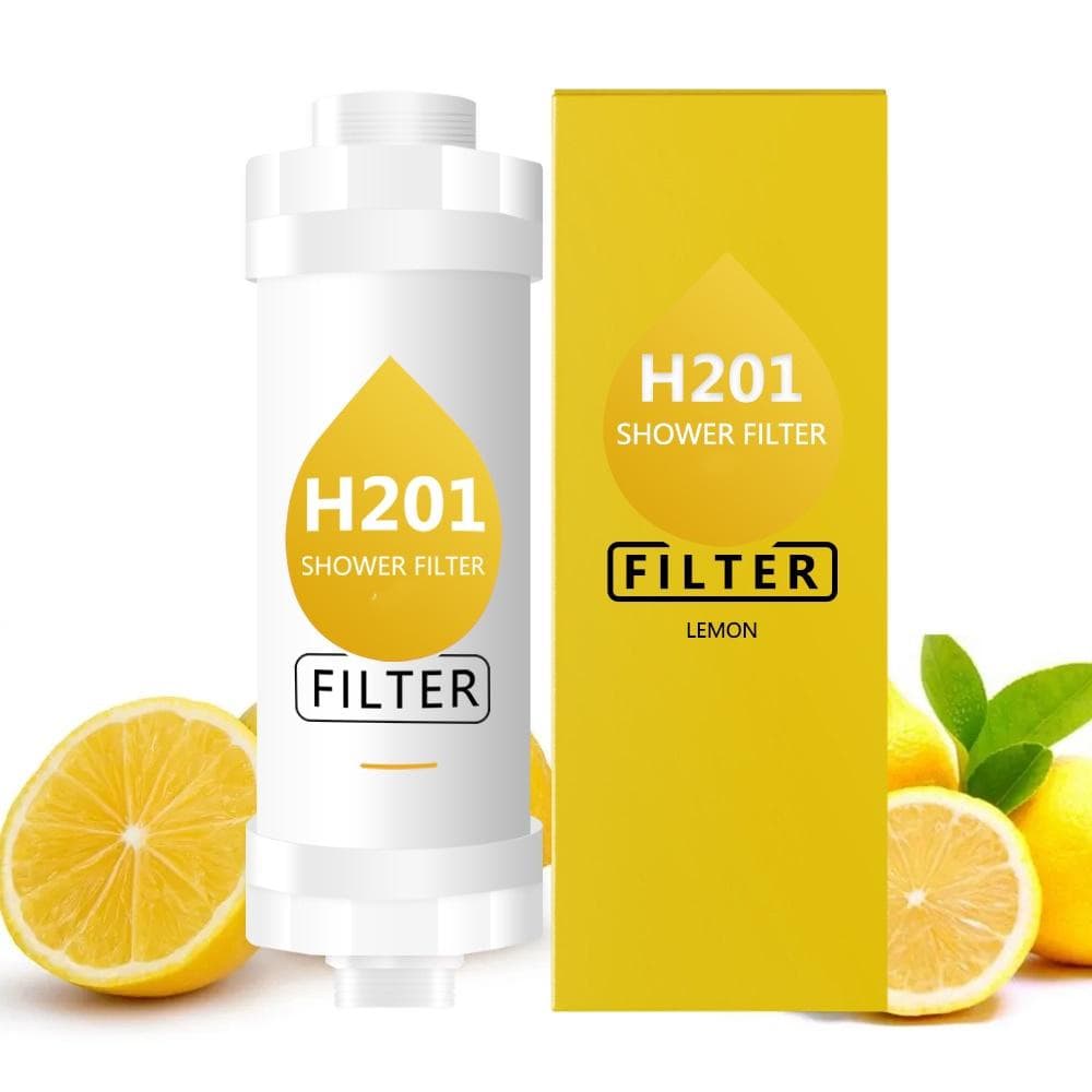 Shower Head Bathing Fragrance Filter Inlet Water Residual Chlorine Removal VC Household Beauty Water Filter Shower Head Lemon
