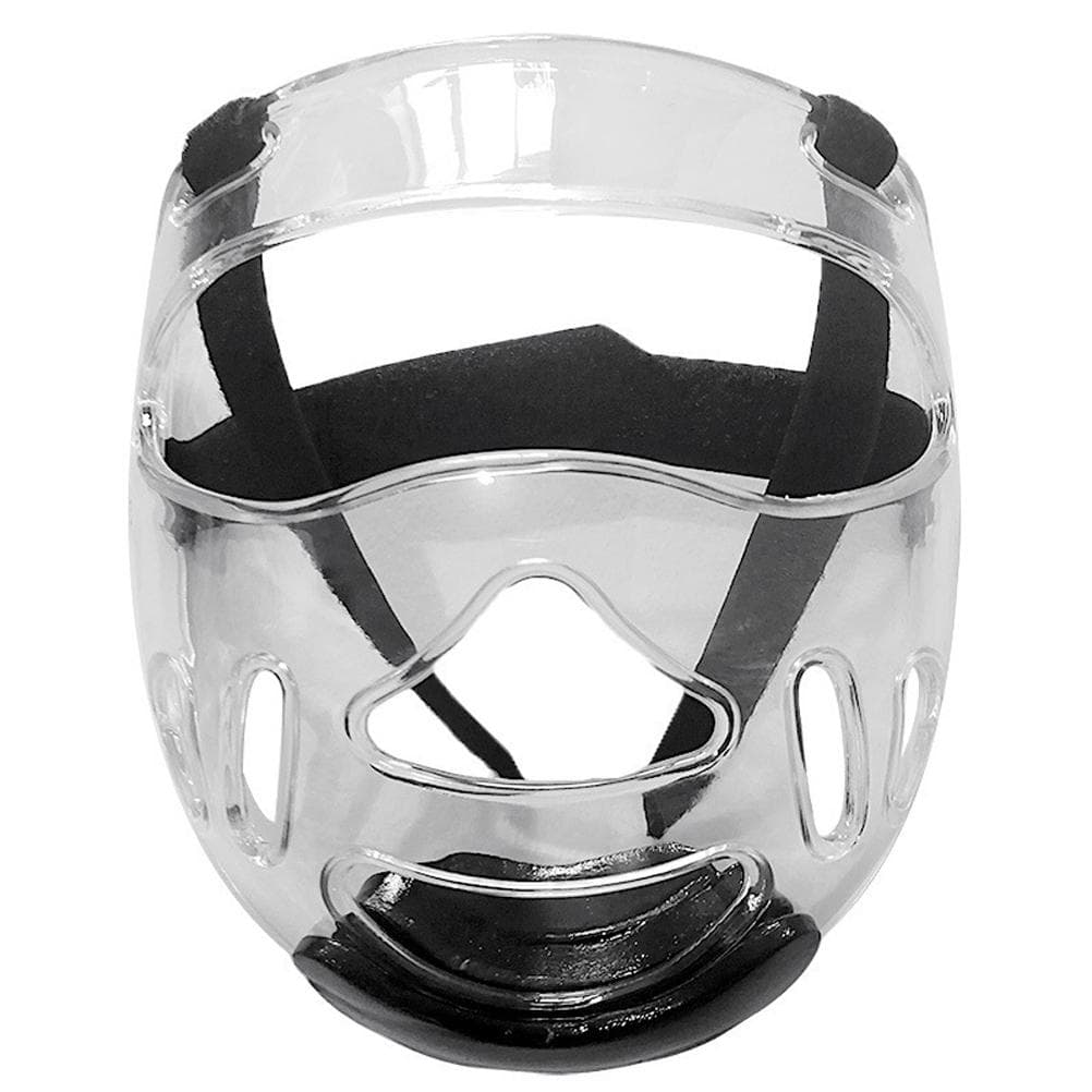 Taekwondo Headgear Clear Face Guard Portable Detachable Taekwondo Head Guard Protective Helmet for transparent