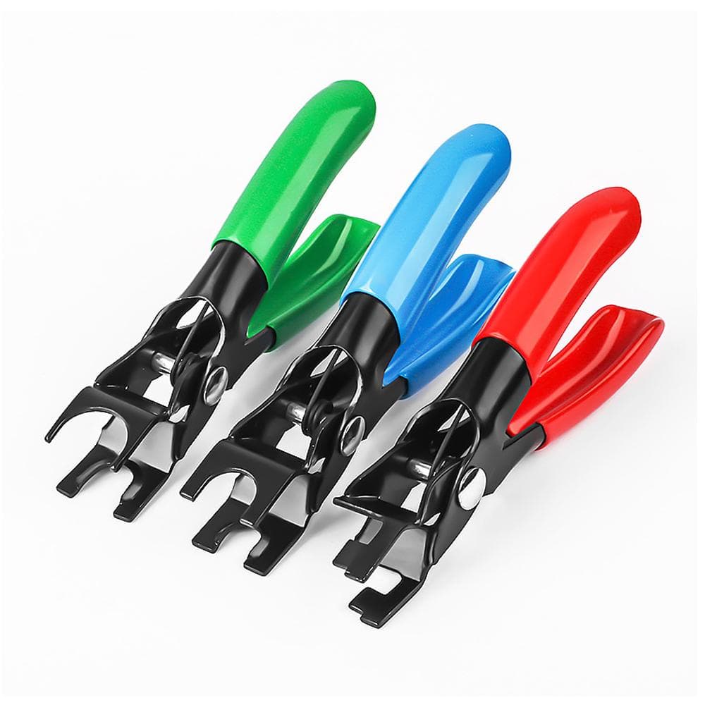 3PCS Car Automotive Water Hose Fuel Pipeline Clamp Pliers Stripping Pliers Bundle Clamp Flat Band