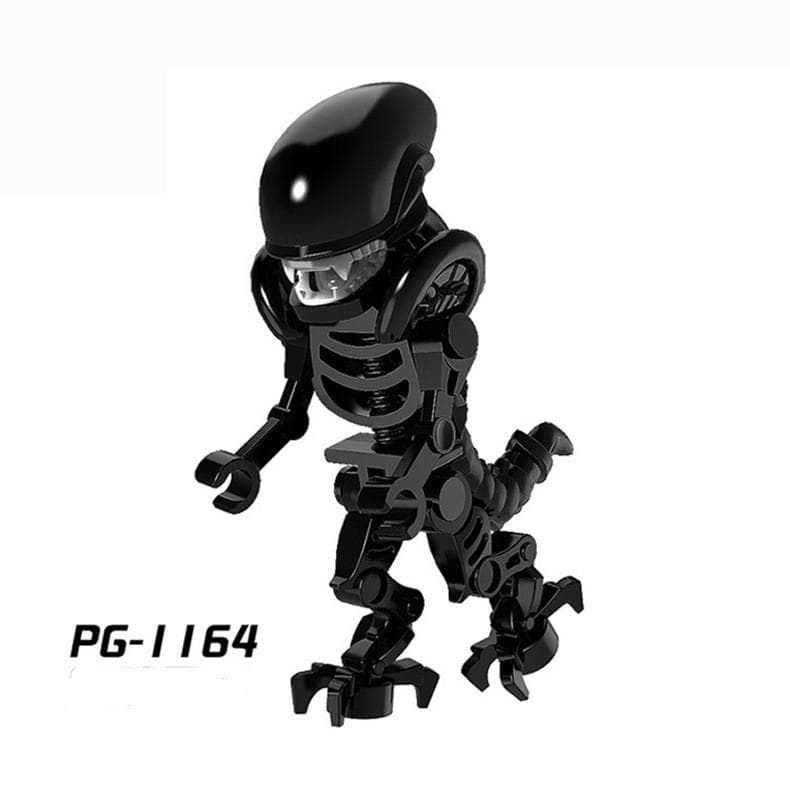 Single Building Blocks Skeleton Skull One-Eyed Cyclops Omino Snake Undead Figures For Children Toys