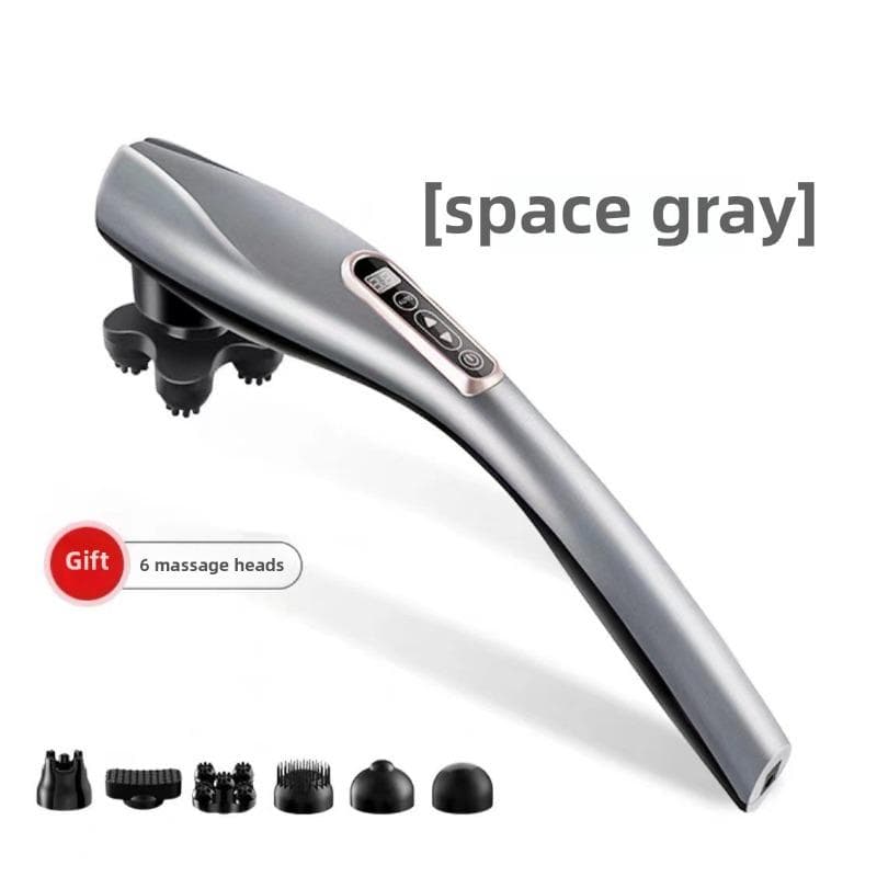 Massage Stick Hammer Charging Handheld Massage Stick Back Whole Body Massage High Power Vibration Massage Hammer Plug-in gray