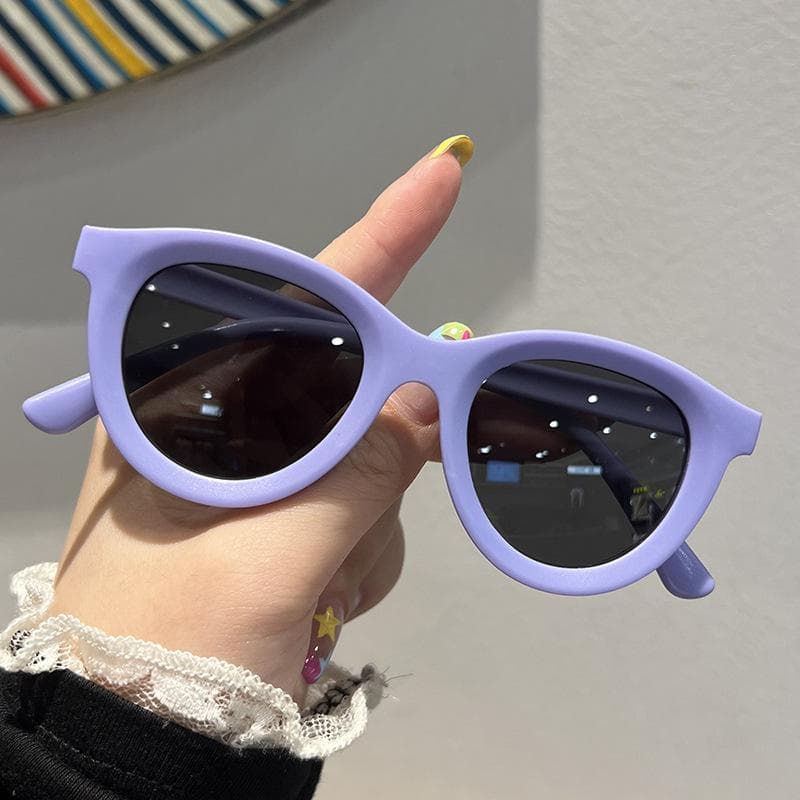 New Kids Fashion Sunglasses UV400 Protection Cute Baby Boys Girls Outdoor Sun Glasses Gafas De Sol 1PC