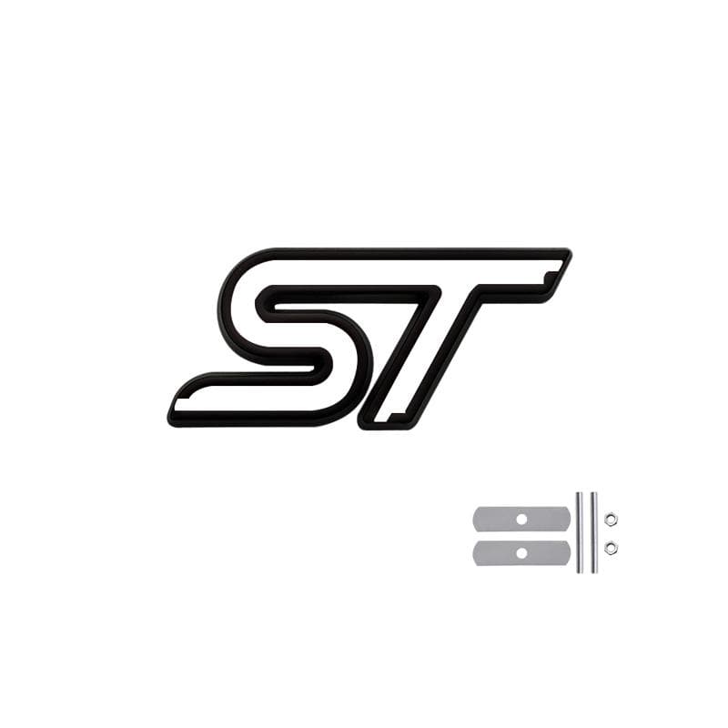 ST Logo Grille Badge 3D Metal Emblem Decal For ST Line Fiesta Focus Edition Car X KUGA Mondeo Ecosport Accessories purple