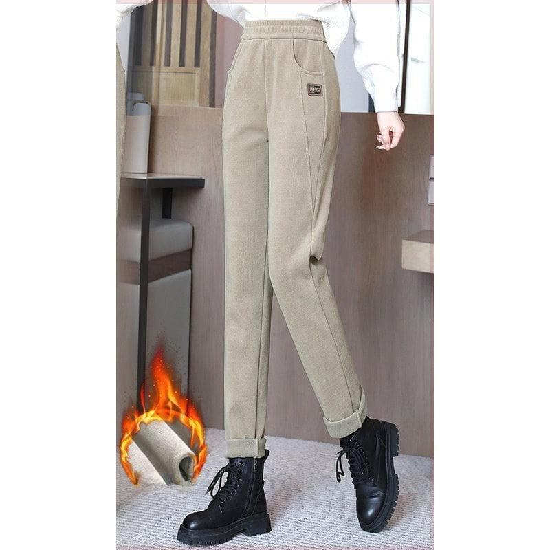 Velvet Harem Pants with Wide Top and Narrow Feet, Casual Pants, Slim and Versatile Pants XXXL
