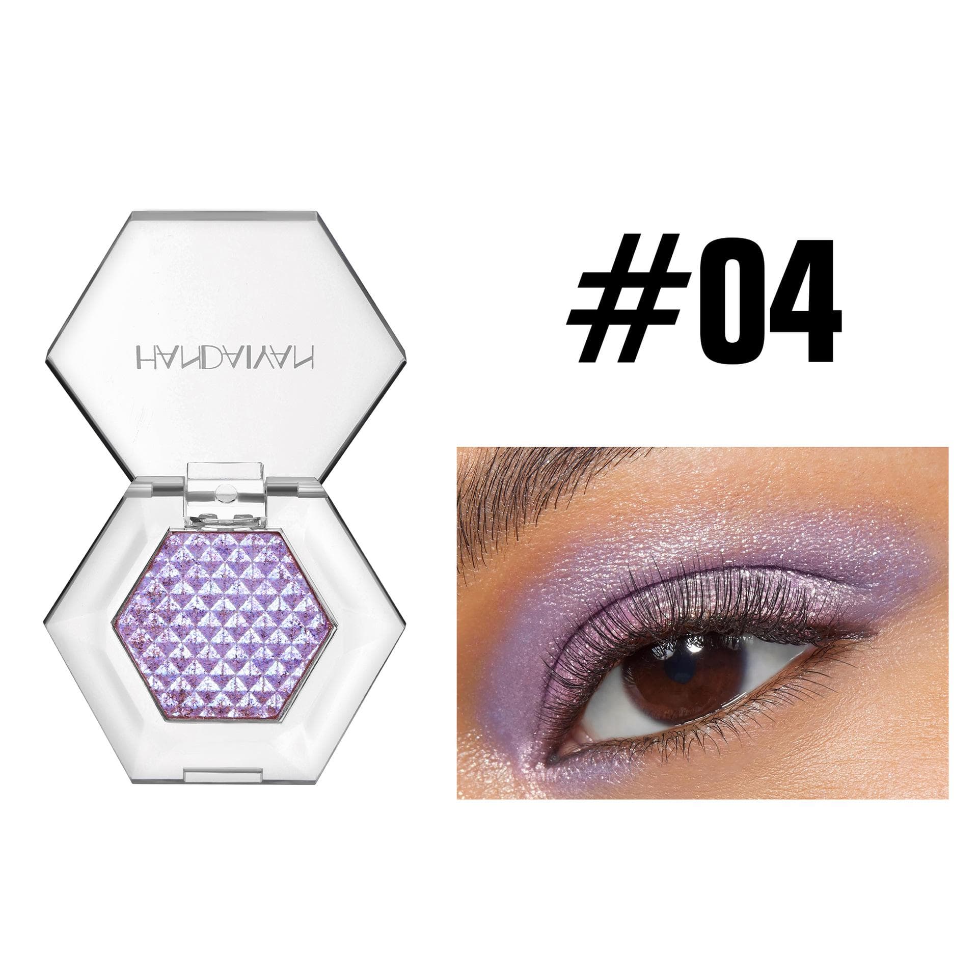Chameleon Hexagonal Five-color Eyeshadow Diamond High Gloss Powder Natural Pearlescent Brightening Shimming Glitter for Face Eye Makeup Cosmetics