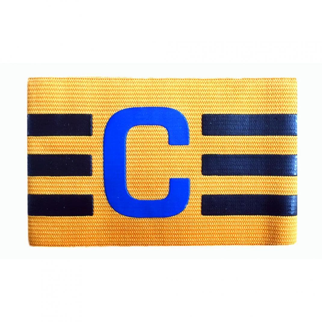 Football Captain Armband Soccer Competition Sports Match Leader Arm Band Badge yellow